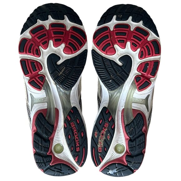 Brooks Ghost Sneakers 8.5 Running Road Race Trainers Jogging White And Pink - Picture 6 of 8